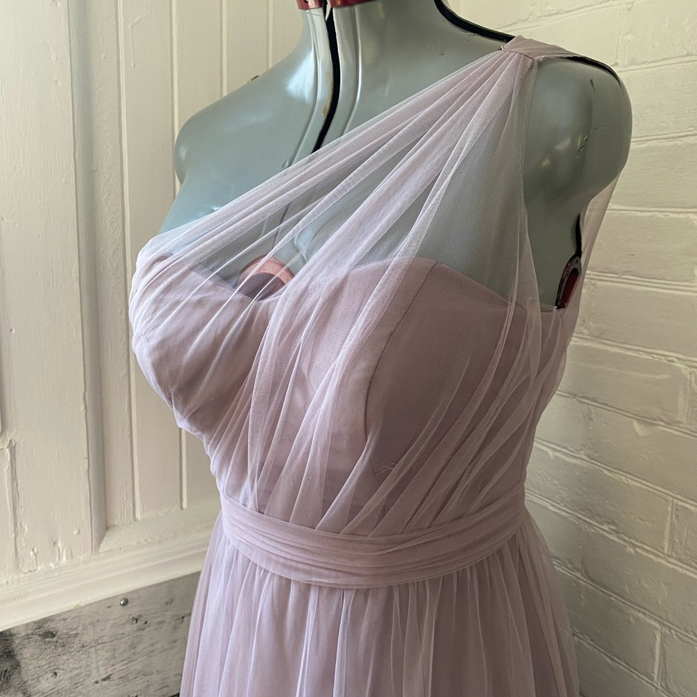 SORELLA VITA One-Shoulder Mauve Prom Dress